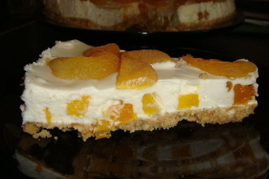 Рецепт чизкейка с курагой