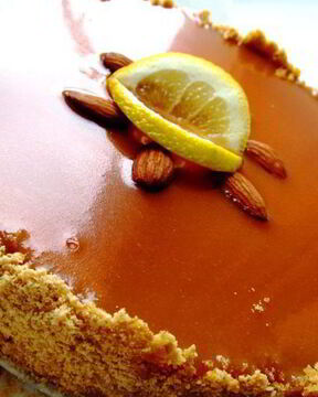 Карамельный чизкейк с цитрусовой ноткой