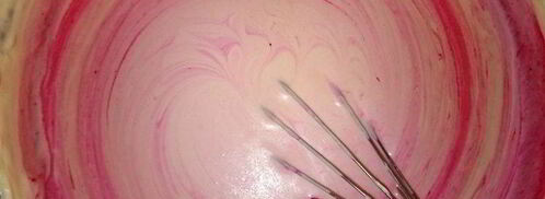 холодный розовый чизкейк. Шаг 9