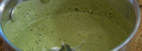 кокосовый чизкейк на зеленом чае. Шаг 4