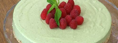 кокосовый чизкейк на зеленом чае. Шаг 10