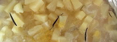 кокосовый чизкейк с ананасами. Шаг 20