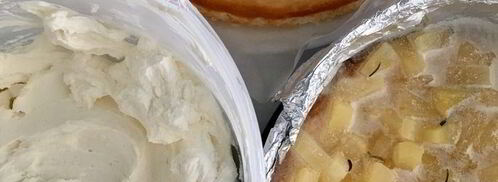 кокосовый чизкейк с ананасами. Шаг 22