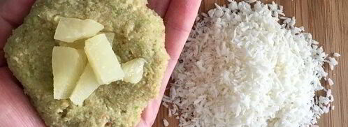 кокосовый чизкейк с ананасами. Шаг 30