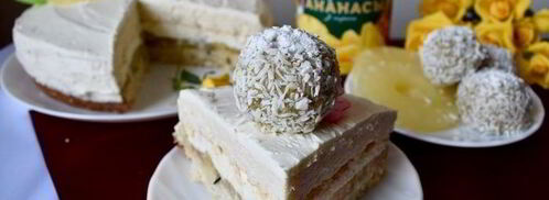 кокосовый чизкейк с ананасами. Шаг 34