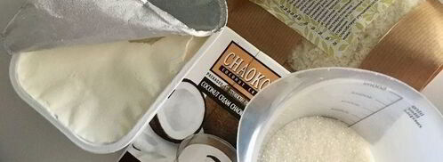 кокосовый чизкейк с ананасами. Шаг 9