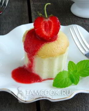 Порционный ванильный чизкейк