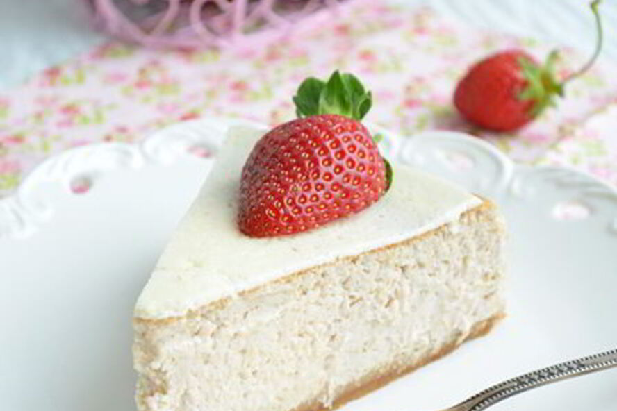 Рецепт ревенного чизкейка с имбирем