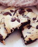 Шоколадно-банановый брауни-чизкейк