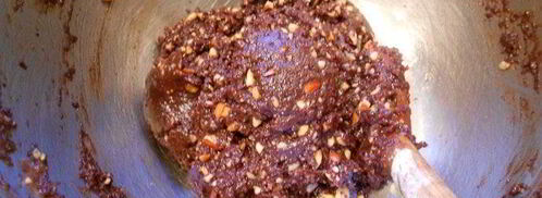 шоколадный чизкейк мраморный. Шаг 4