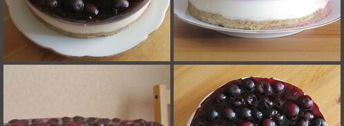 творожный чизкейк с вишней без выпечки. Шаг 10