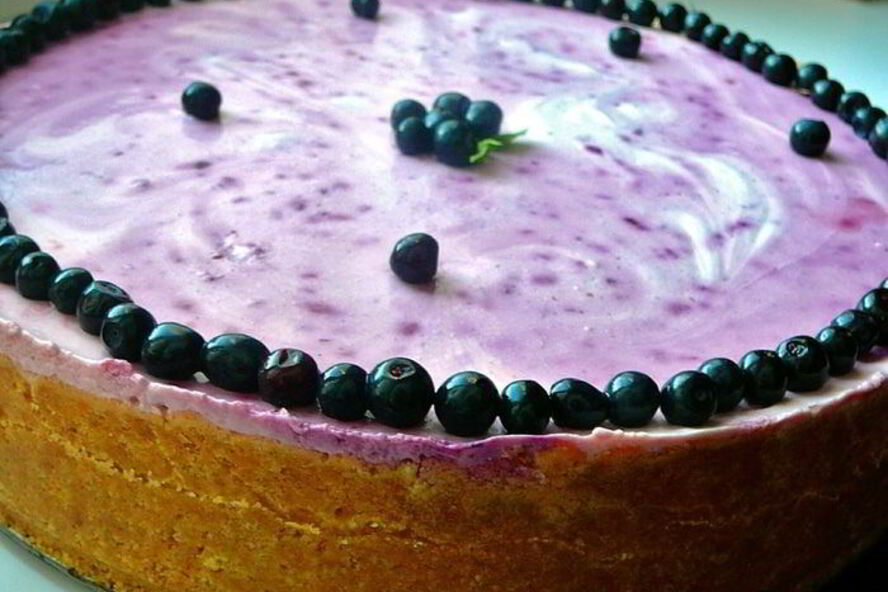 Рецепт ягодного чизкейка без выпечки