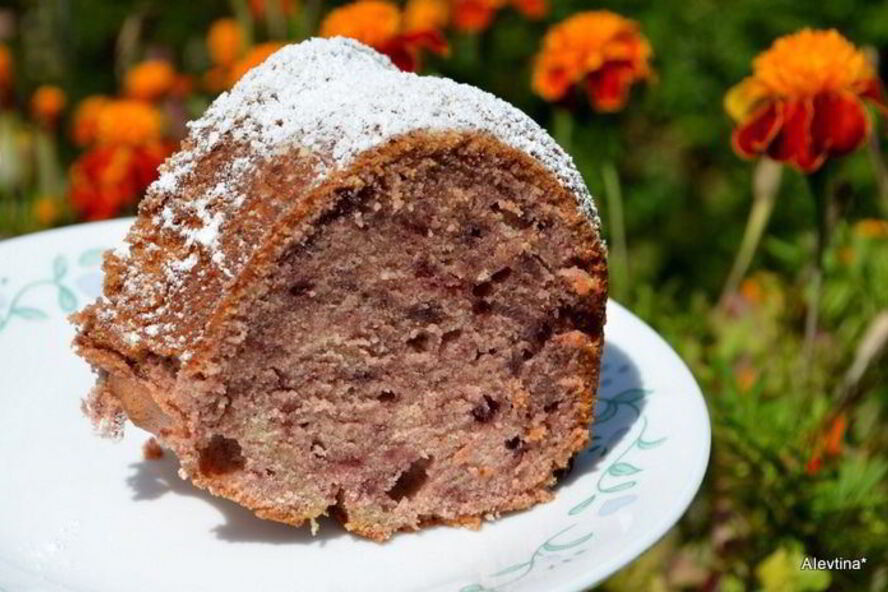 Рецепт ежевичного джемового кекса