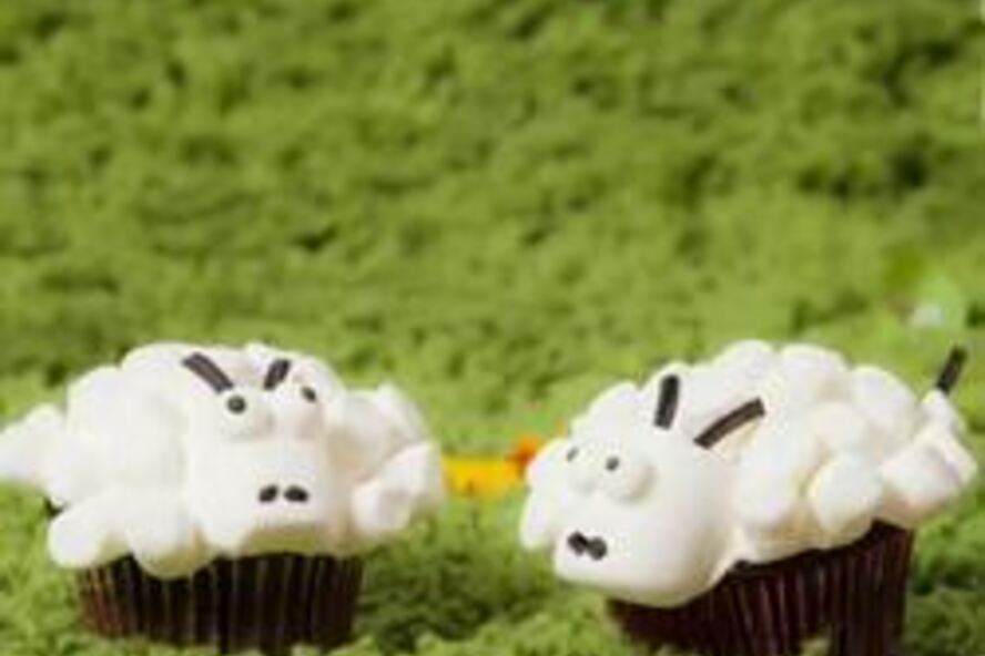 Рецепт капкейков овечки