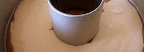 кекс на кефире с шоколадом. Шаг 6