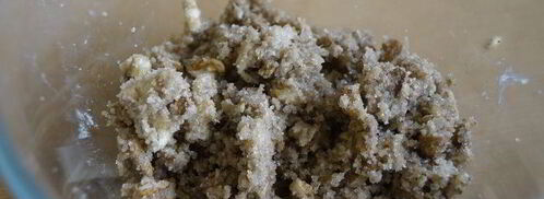 кекс с имбирем и ореховым топпингом. Шаг 4