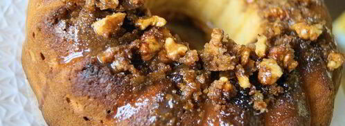 кекс с имбирем и ореховым топпингом. Шаг 9