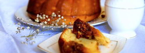 кекс с имбирем и ореховым топпингом. Шаг 10