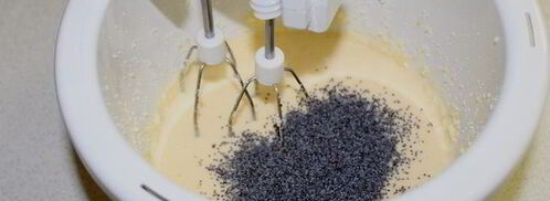 кекс с маком и ревенем. Шаг 2