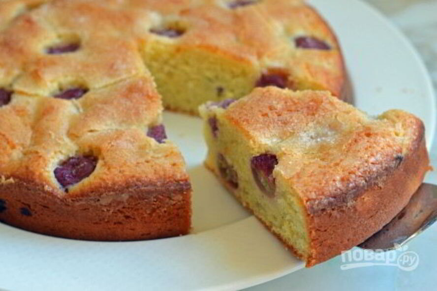 Рецепт кекса с виноградом