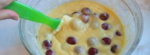 кекс с виноградом. Шаг 5