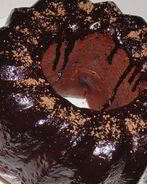 Шоколадно-вишневый кекс