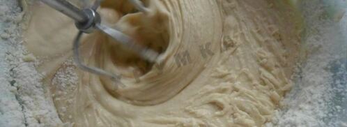 шоколадный кекс с вишней на кефире. Шаг 3