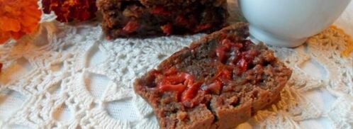 шоколадный кекс с вишней на кефире. Шаг 6