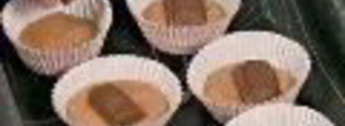 шоколадные кексы с малиновым соусом. Шаг 4