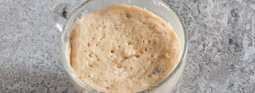 творожный кекс в микроволновке. Шаг 5