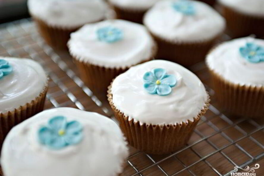 Рецепт ванильных капкейков