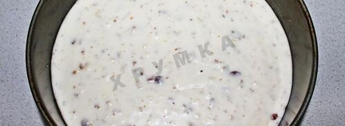 воздушный кекс на кефире с изюмом. Шаг 11