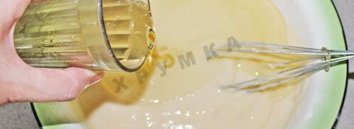 воздушный кекс на кефире с изюмом. Шаг 4