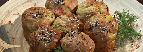 закусочные кексы из огурцов. Шаг 5