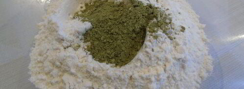 зеленый творожный кекс. Шаг 2