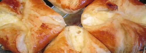 хачапури из слоеного теста. Шаг 4