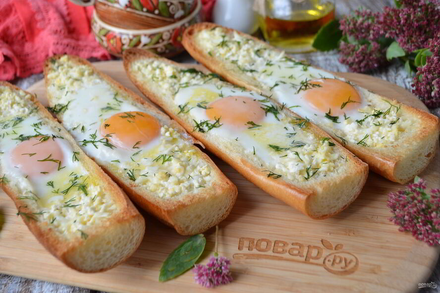 Рецепт хачапури по-аджарски в багете