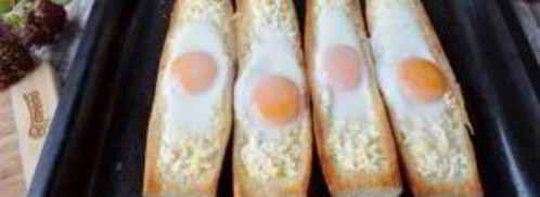 хачапури по-аджарски в багете. Шаг 5