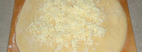 хачапури с сыром из дрожжевого теста. Шаг 6