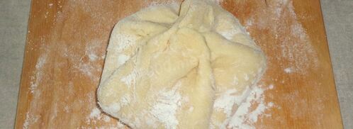 хачапури с сыром из дрожжевого теста. Шаг 7