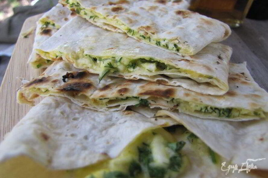 Рецепт лаваша — хачапури гриль