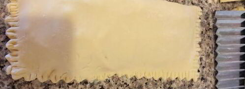 слоеный хачапури с ветчиной. Шаг 3