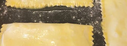 слоеный хачапури с ветчиной. Шаг 4