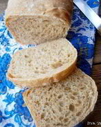 Деревенский хлеб из смешанной муки