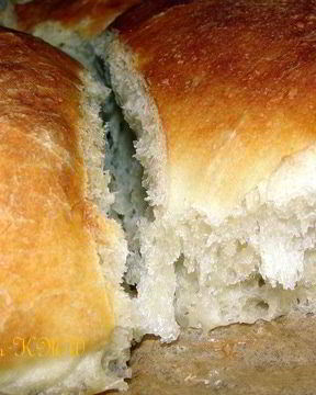 Домашний, белый хлеб