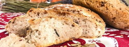 хлеб на ночной опаре с карамелизированным луком. Шаг 3