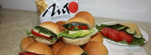 хлебцы с отрубями для гамбургеров и сэндвичей. Шаг 18