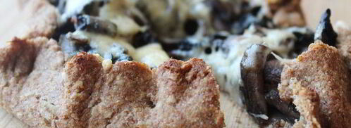 мини-галеты из цельнозерновой муки с лесными грибами. Шаг 4