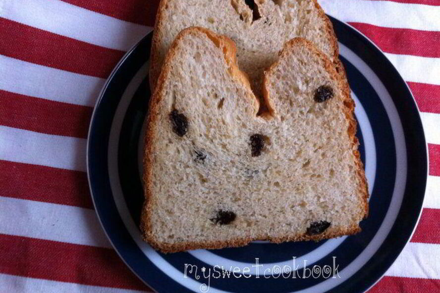 Рецепт молочного хлеба с изюмом