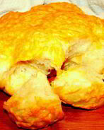 Обезьяний хлеб с сыром и чесноком